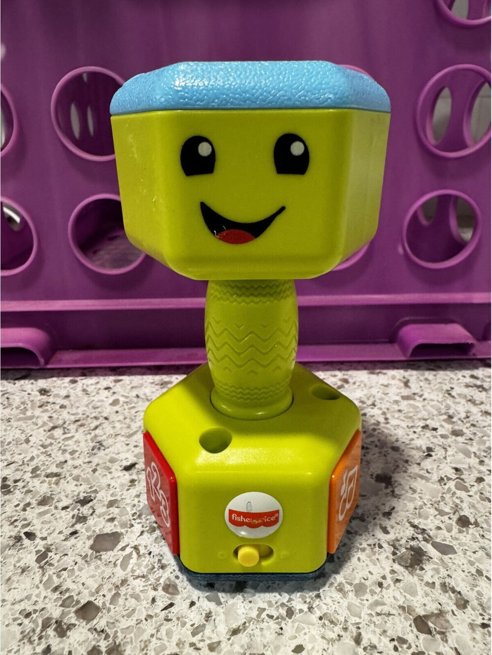 ⭐️Fisher-Price Laugh & Learn Baby To Toddler Toy Countin’ Reps Dumbbell Rattle